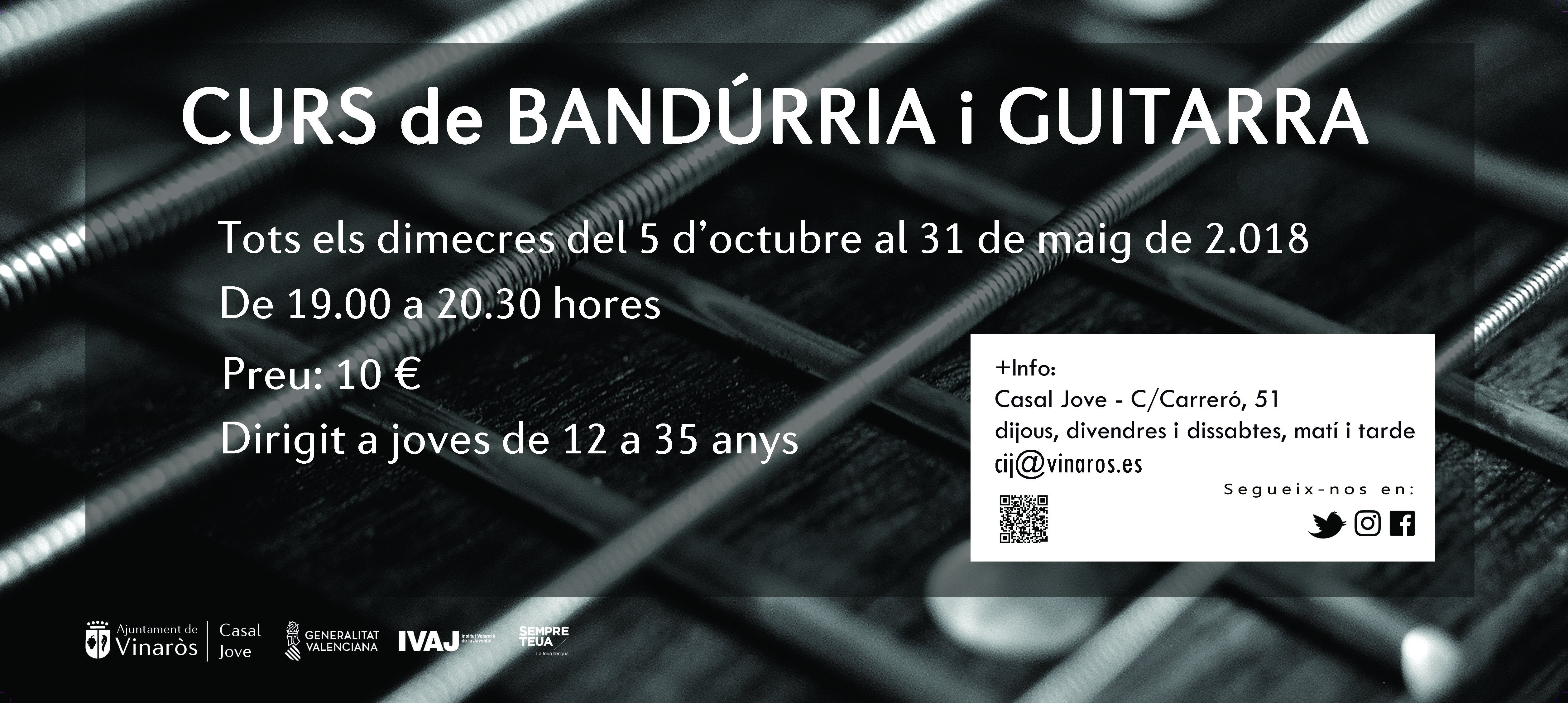 Cartel Guitarra y Bandurria