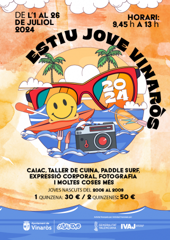 Cartell estiu jove 2024